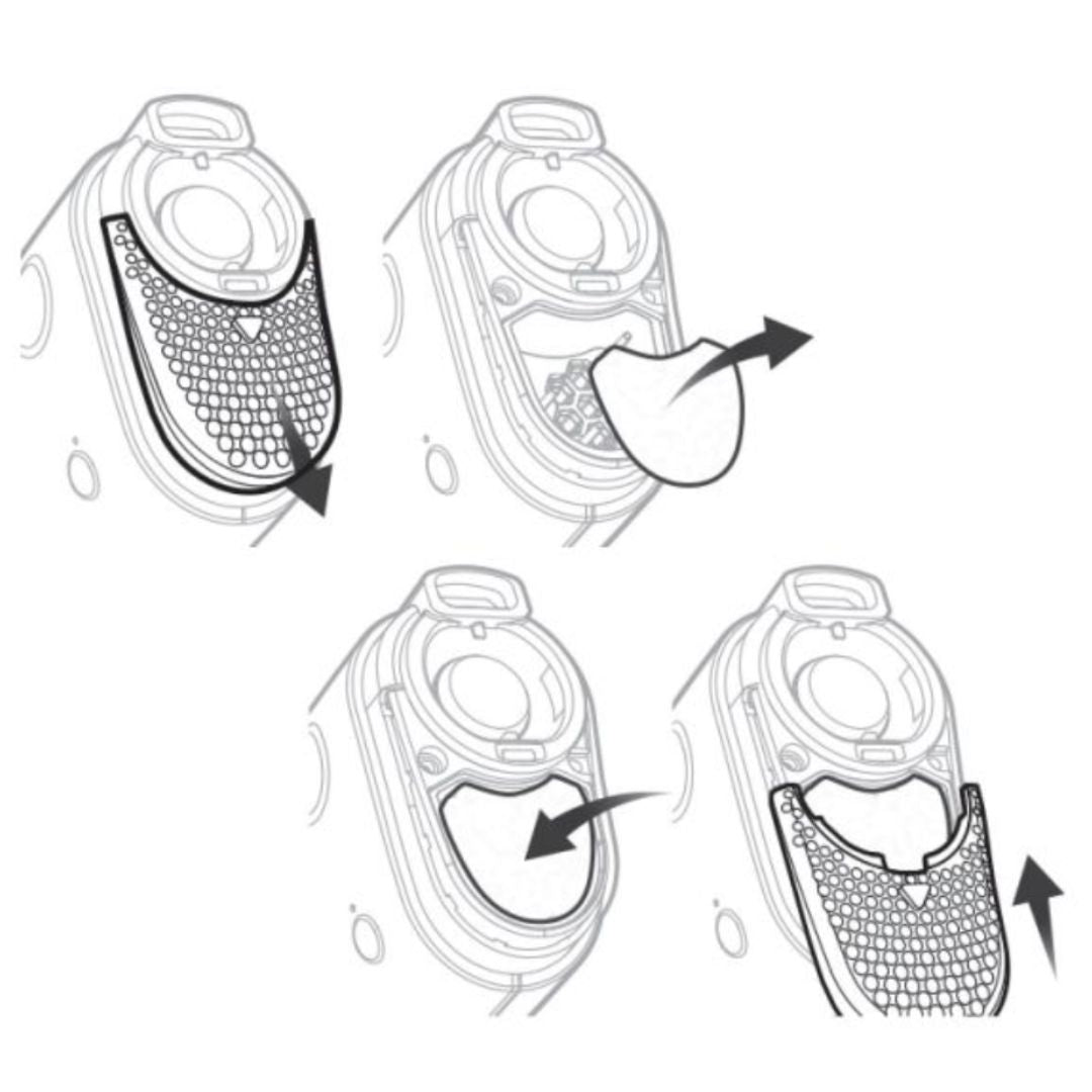 Disposable standard filter for AirMini CPAP machine. Replace the filter every 6 months. You may need to replace more often if there are any holes or blockages caused by dirt or dust.  The filter cannot be washed.