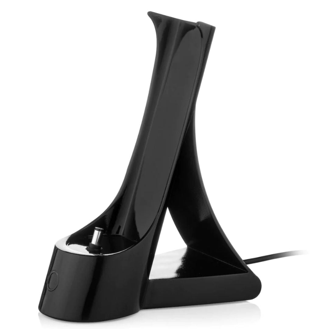 The Lumin Wand Docking Station is a convenient optional accessory to the Lumin Wand. It allows the wand to charge standing up, minimizing the space it takes on a counter or shelf.  Charger for Lumin Wand