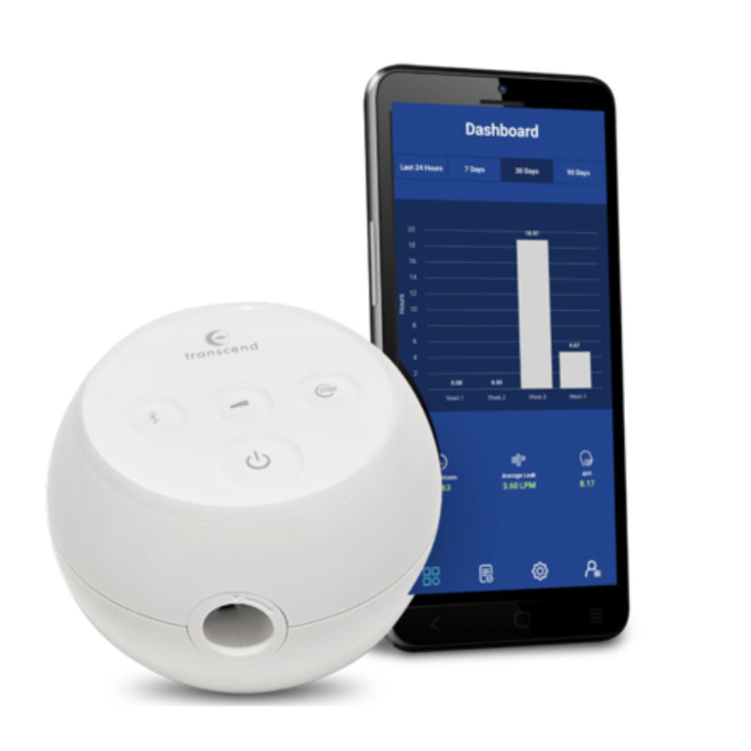 Smallest and Lightest Travel CPAP Device. Weighing less than 0.5 lbs. and less than 4 inches wide, the Transcend Micro is the most portable CPAP currently available on the market.The Transcend Micro is compatible with any CPAP mask. This travel CPAP is similar to ResMed AirMini travel CPAP