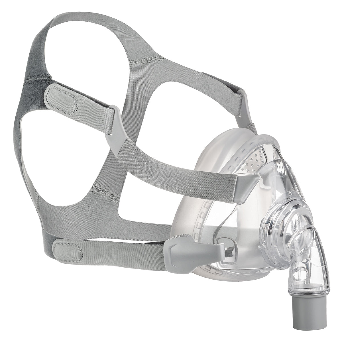 The Siesta Full Face Mask from 3B Medical has a lightweight frame and eliminates forehead support providing a clear line of sight, so you'll hardly know it's there. This FitPack includes Small, Medium & Large Full Face Cushions so you can try each one and find your best fit right out of the box.