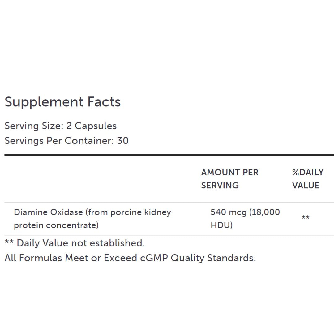 Supports Healthy Degradation of Food-Derived Histamine. We are located in Bellmawr, NJ