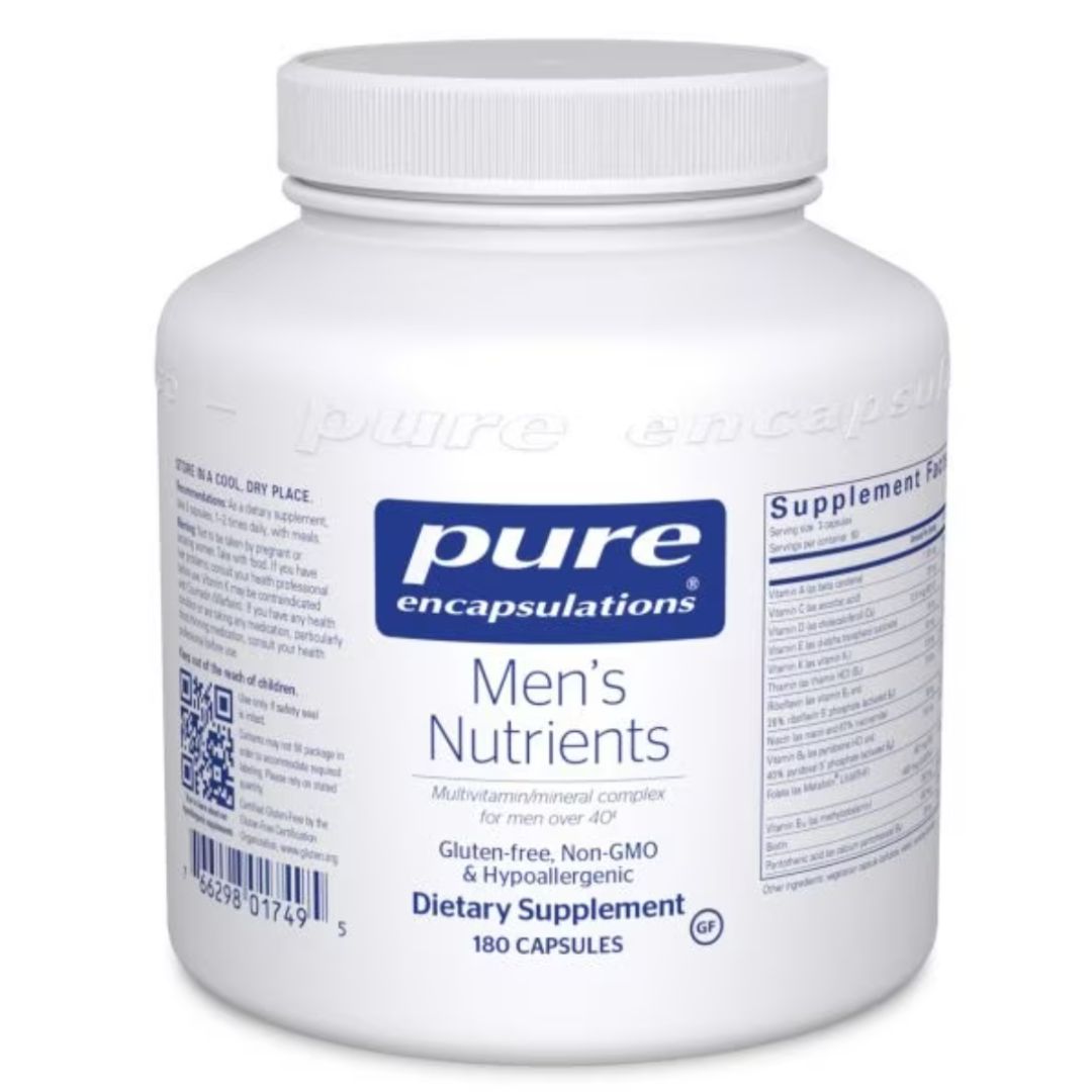 Vegan Multivitamin/mineral complex for men over 40.
