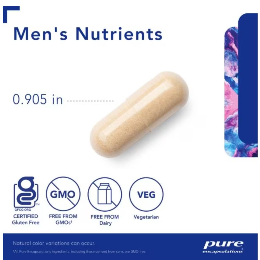 Vegan Multivitamin/mineral complex for men over 40.