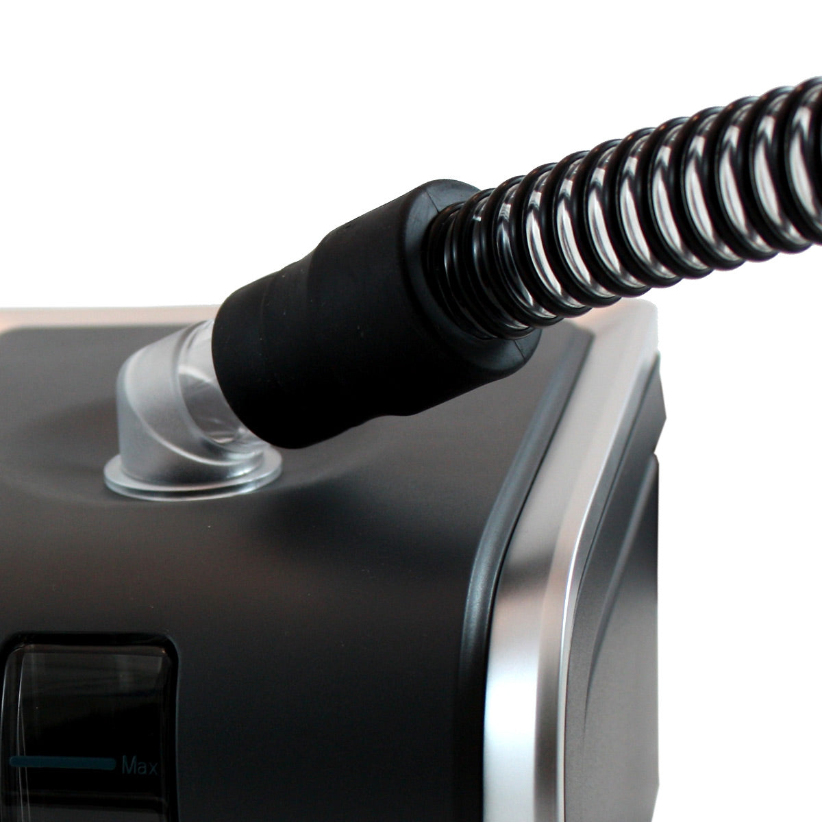 Ultra Noir CPAP Tubing from 3B Medical is made of high quality, long lasting materials. The tubing's smooth bore inner core ensures whisper quiet operation; and the ribbed outer surface provides flexibility and durability. Each tube has two strong, medical grade, rubber endcaps for a secure connection between your mask, your tube and your machine. We are located in New Jersey. Free shipping and delivery are available.