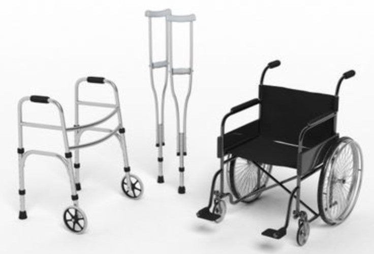 Wheelchairs, Walkers, and other mobility aid items