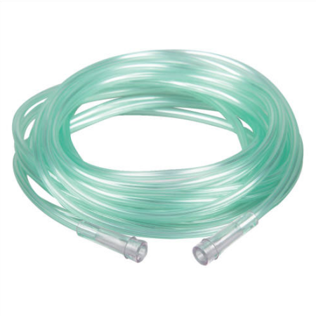 Oxygen Supply Tubing – 25 ft, Safety Green