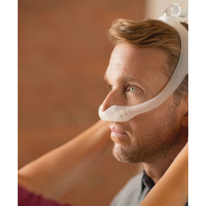 The Philips Respironics DreamWear under-the-nose nasal mask is truly a unique breakthrough in sleep apnea therapy. It is designed to make it feel like you are wearing nothing at all.