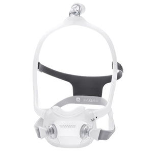 The Philips Respironics DreamWear Full Face CPAP /BiPAP Mask with Headgear is designed for those who breathe through their mouth while they sleep.  