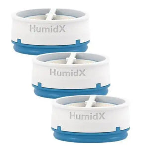  HumidX is a small heat and moisture exchanger (HME) that is designed to provide comfortable and effective humidification for Airmini CPAP.