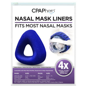 CPAP Mask Liners - Nasal (4 Pack) (SKU: CHMLN) offering a soft, breathable barrier for enhanced comfort and hygiene during sleep.