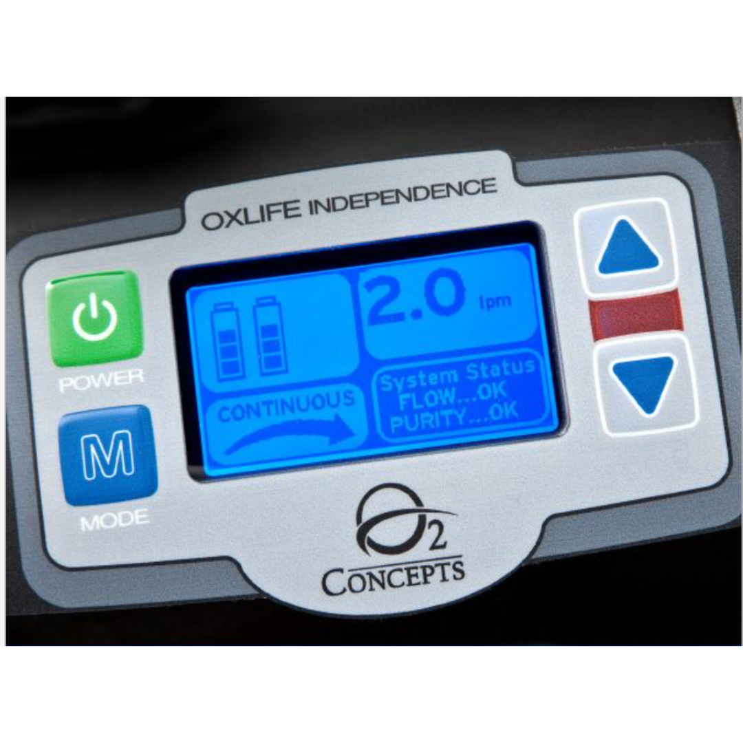 A leader in the non-delivery therapy revolution, the 3LPM continuous flow Oxlife INDEPENDENCE® is unlike any other POC. Powered by our patented Energy Smart Technology®, the Oxlife INDEPENDENCE® provides more than 3x the oxygen flow of other leading portable oxygen concentrators (POCs), long battery life and continuous, reliable performance for 24/7 therapy — year after year. Free Shipping and delivery are available. We are located in New Jersey (Bellmawr, NJ).