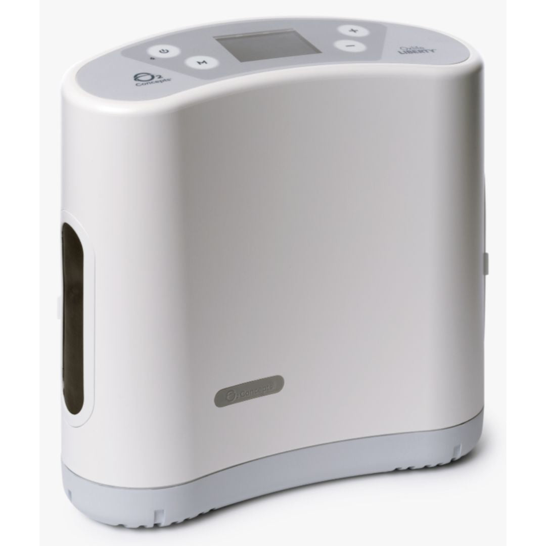 The most advanced continuous flow portable oxygen concentrator  (POC) available, the new Oxlife LIBERTY™ delivers 24/7 continuous flow oxygen and the largest pulse dose of any wearable POC with the convenience of a compact, lightweight design. Free shipping and delivery are available. We are located in New Jersey.