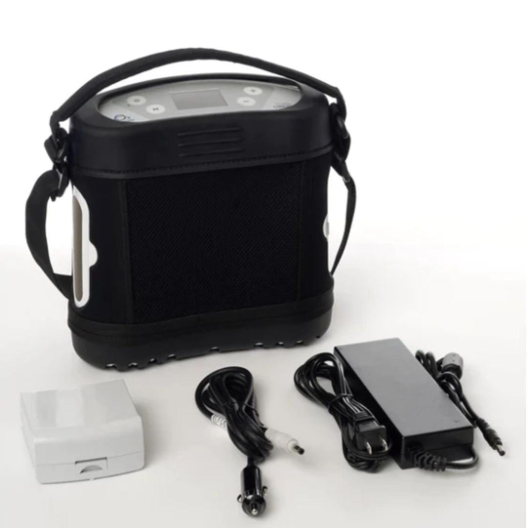 The most advanced continuous flow portable oxygen concentrator  (POC) available, the new Oxlife LIBERTY™ delivers 24/7 continuous flow oxygen and the largest pulse dose of any wearable POC with the convenience of a compact, lightweight design. Free shipping and delivery are available. We are located in New Jersey.