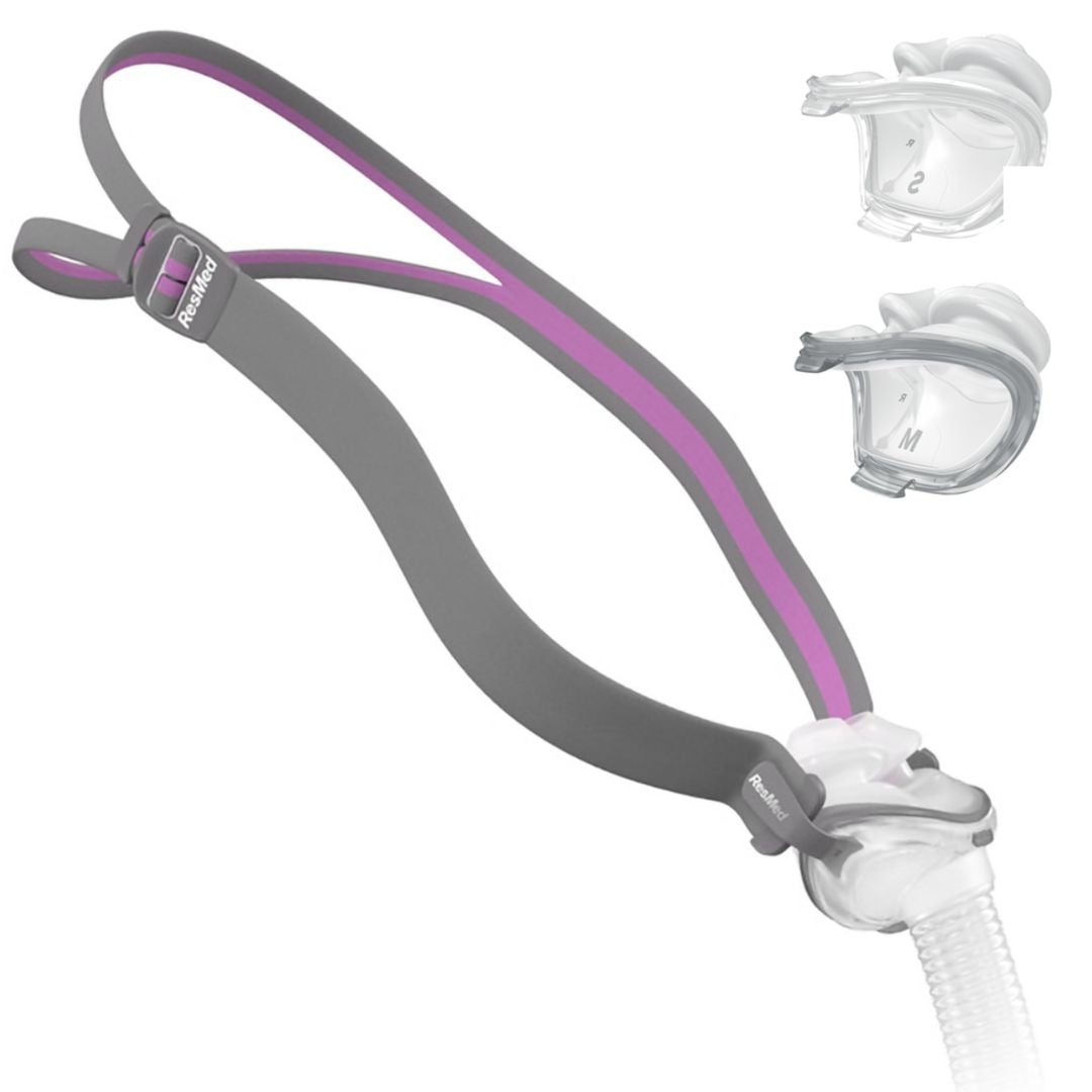店舗良い Nasal P10 ™ AirFit ResMed Pillow Headgear with Her For Mask 衛生医療用品・救急用品