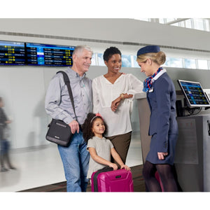 Drive DeVilbiss iGo2 Portable Oxygen Concentrator Bundle with Pulse Dose Technology, featuring SmartDose Technology, lightweight design, and FAA compliance for easy travel.
