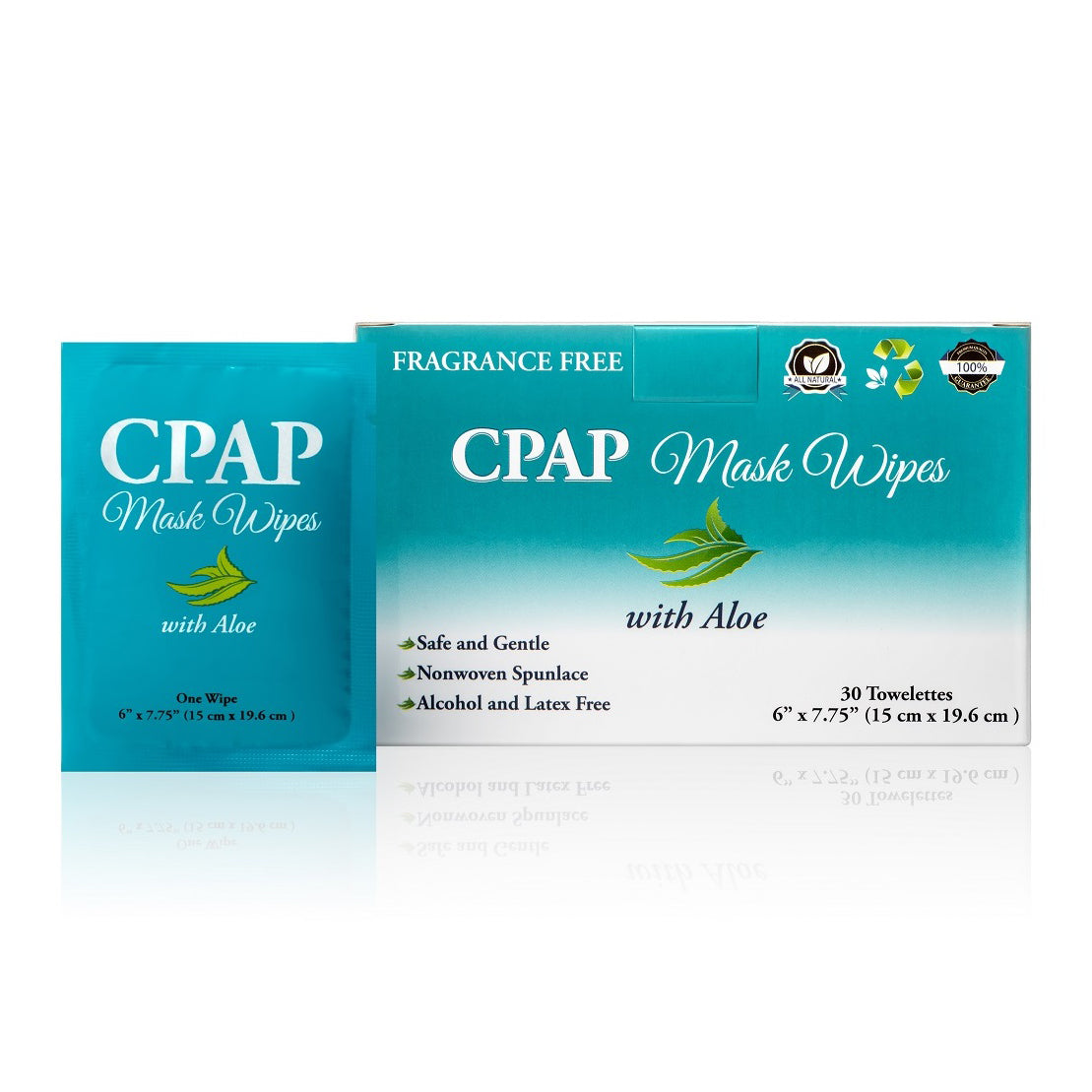 3B Medical CPAP Travel Wipes 100 percent pure cotton wipe are specially designed to naturally clean and protect your mask without harmful chemicals. CPAP Mask Wipe efficiently removes dirt, grease, oils, and other residues from the patient's mask, keeping it fresh and clean. Wipes are made from 100% natural ingredients and contain no strong or unpleasant fragrances.