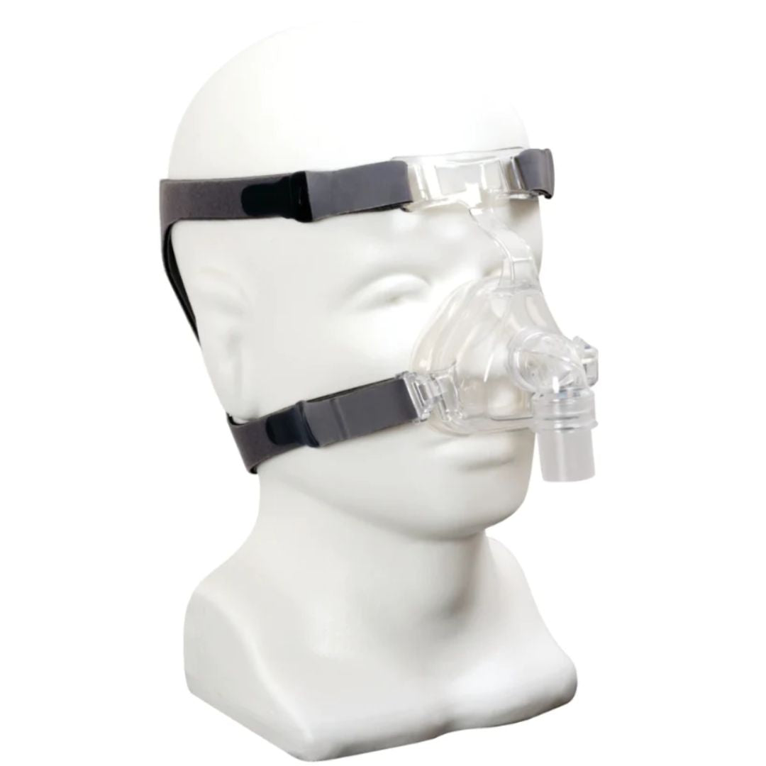 The Roscoe Medical DreamEasy Nasal CPAP Mask with Comfort Cushion is extremely lightweight and comes complete with headgear. This mask is similar to ResMed N20 nasal mask
