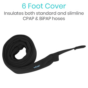 Vive CPAP hose cover fits standard and slimline CPAP hoses
