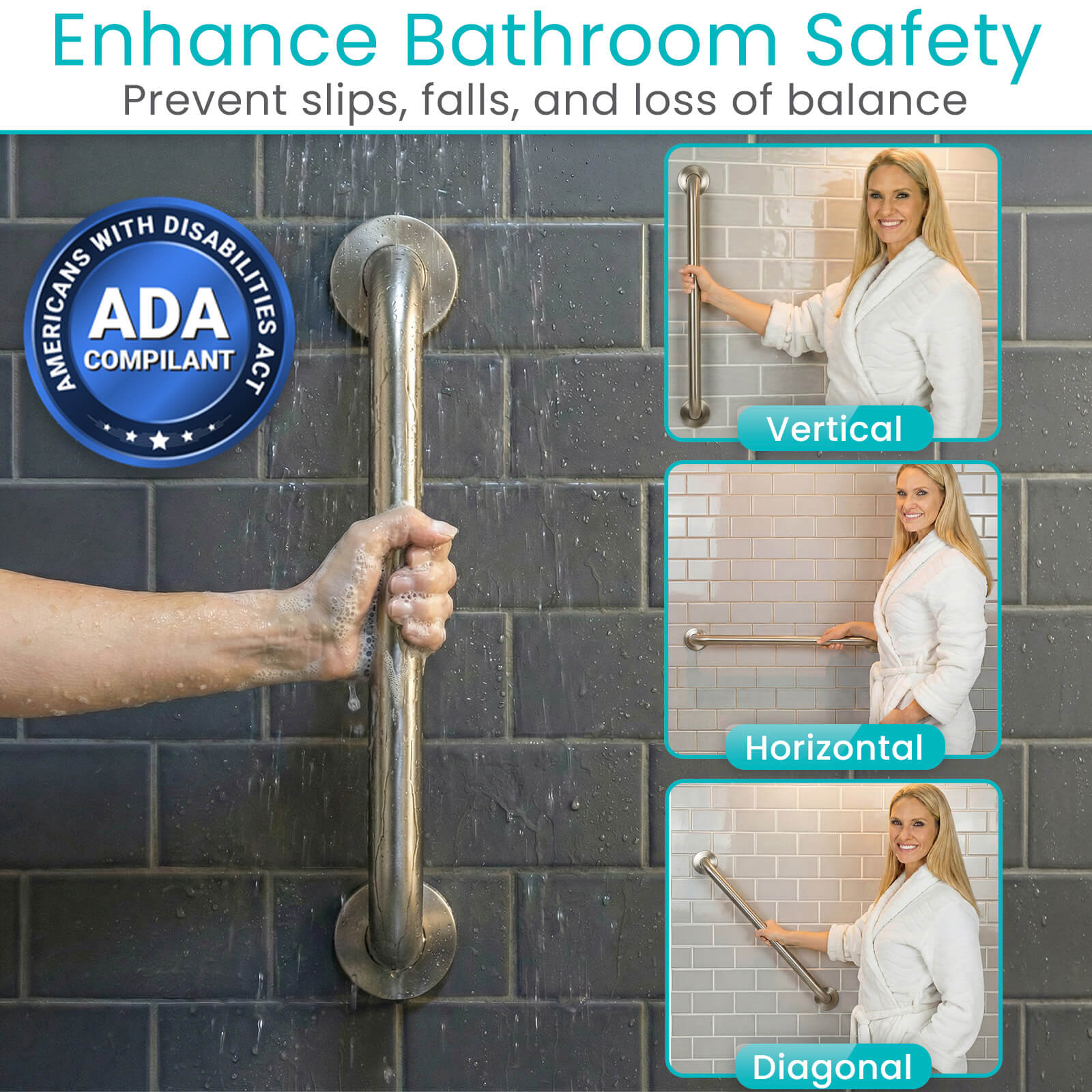 Vive Metal Grab Bar – view 3