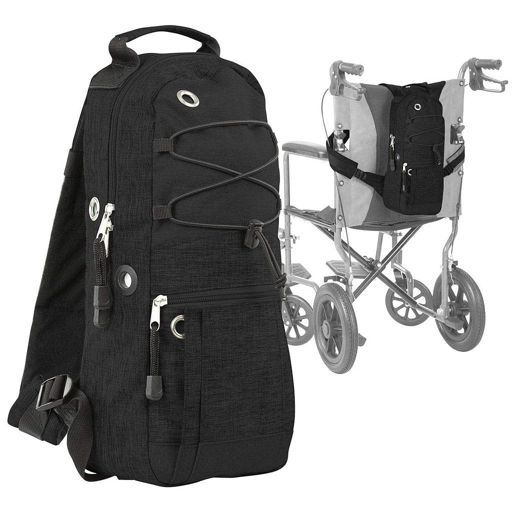 Vive black oxygen tank bag backpack for portable cylinders
