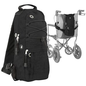 Vive black oxygen tank bag backpack for portable cylinders