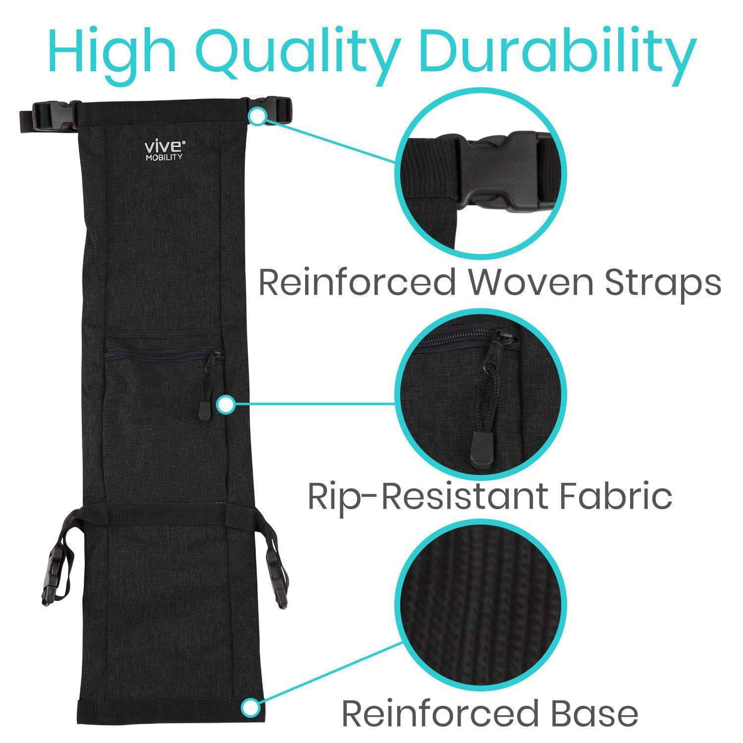 Vive oxygen cylinder holder fits D and E oxygen tanks
