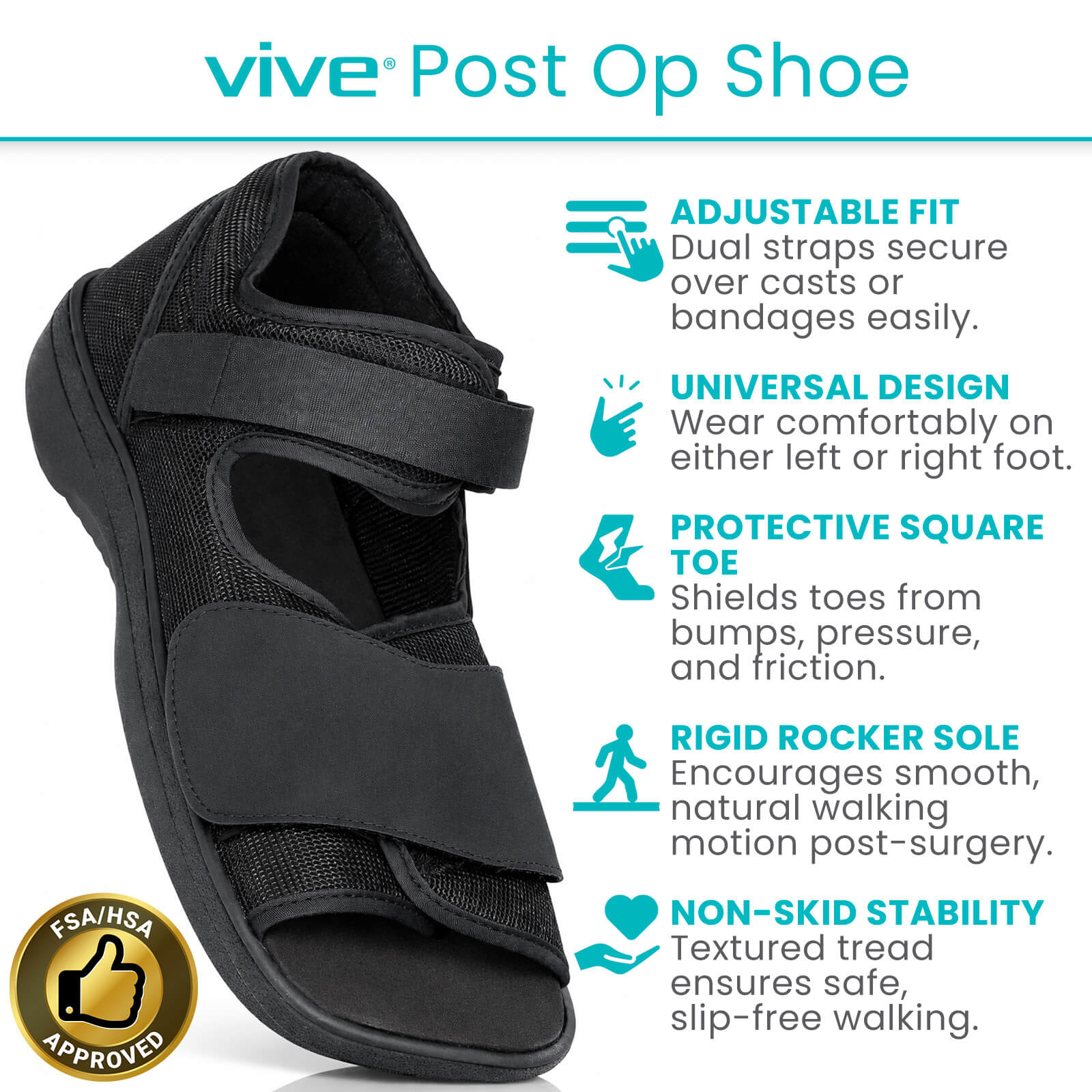 Vive Post Op Shoe – view 2