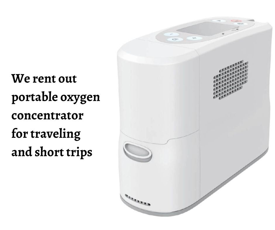 The smallest and easiest oxygen therapy equipment in the market. You can take it on an airplane without have TSA bother you. Its small and light to carry. You can take it anywhere. Its like carrying a  purse.We are located in Bellmawr, NJ. Delivery is available in NJ (New Jersey), NY (New York), PA (Pennsylvania), and DE (Delaware)