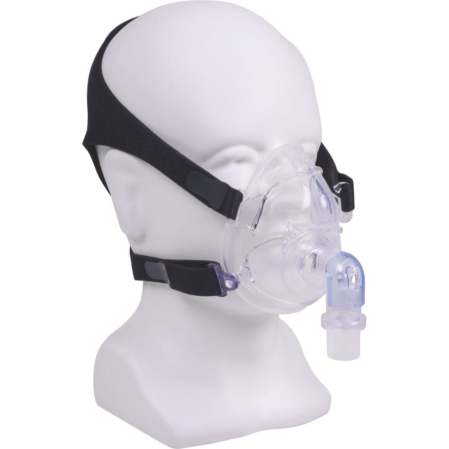 Zzz-Mask Full Face CPAP Mask - Comfort Cushion, Dual Swivel Ports, Hea ...