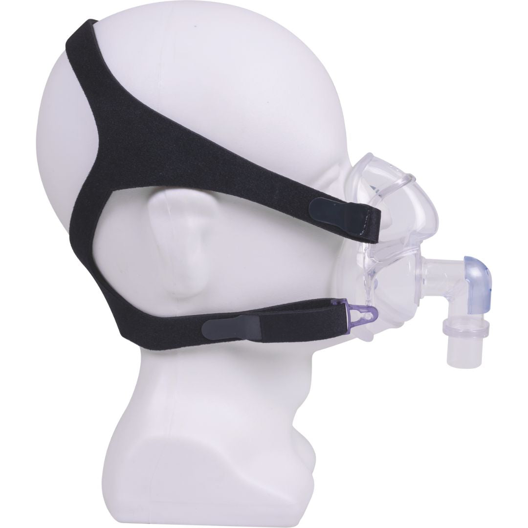 Supportive Mask Roscoe Zzz-Mask Full Face CPAP Mask – Comfort Cushion with Dual Swivel ...